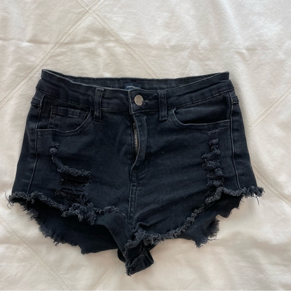 Black Brandy Melville Jean Shorts